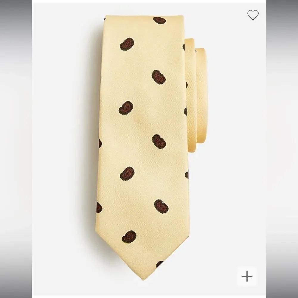 J. Crew English silk tie in paisley*